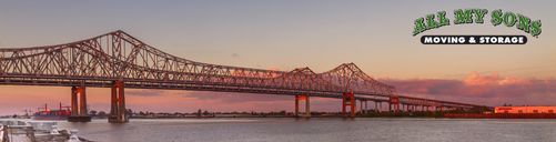 Bridge leading to New Orleans