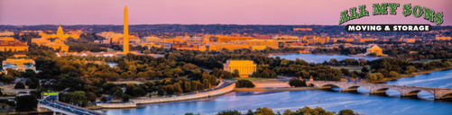 national mall in washington d.c. at dusk