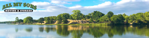 A lake view in Overland Park, Kansas.