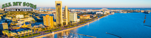 The skyline of Corpus Christi, Texas.