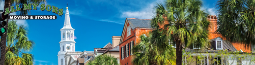 A street scene in Charleston, South Carolina.