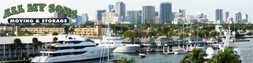 Skyline of Fort Lauderdale, Florida.