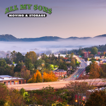 aerial view of garner, north carolina, at sunrise