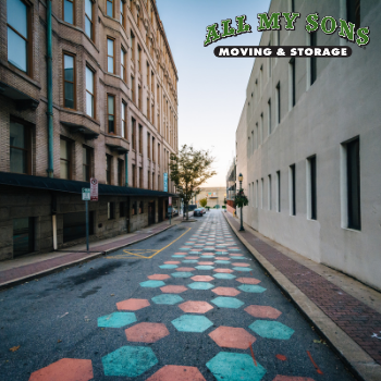 A street view in Greensboro, North Carolina.