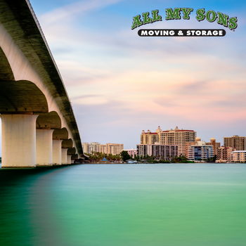 bridge and buildings along sarasota bay